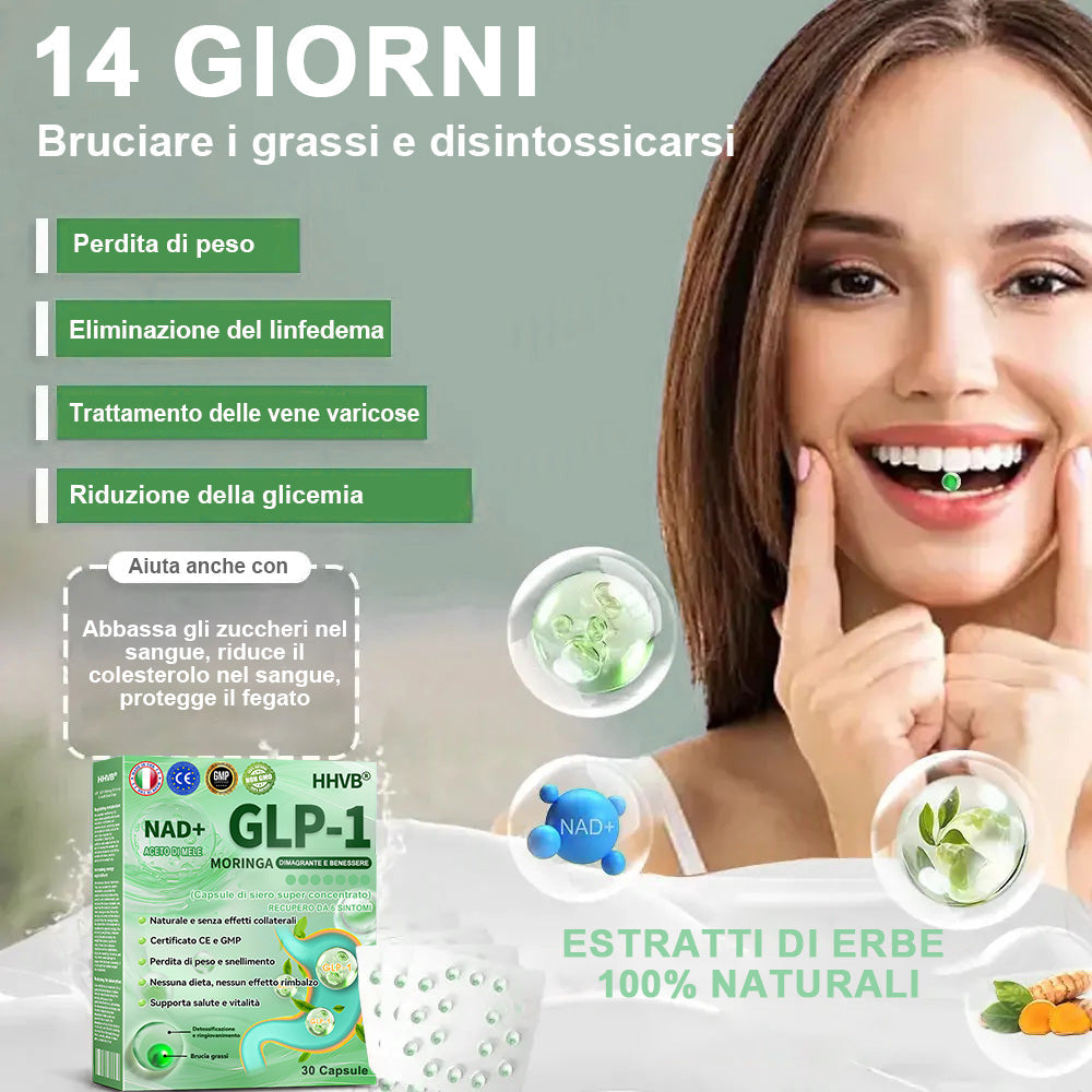 𝗛𝗛𝗩𝗕® 𝗚𝗟𝗣-𝟭 𝗣𝗲𝗿𝗹𝗲 𝗟𝗶𝗾𝘂𝗶𝗱𝗲 𝗮𝗹𝗹’𝗘𝘀𝘀𝗲𝗻𝘇𝗮 𝗨𝗹𝘁𝗿𝗮-𝗖𝗼𝗻𝗰𝗲𝗻𝘁𝗿𝗮𝘁𝗮 𝗽𝗲𝗿 𝗗𝗶𝗺𝗮𝗴𝗿𝗶𝗺𝗲𝗻𝘁𝗼 𝗲 𝗦𝗮𝗹𝘂𝘁𝗲