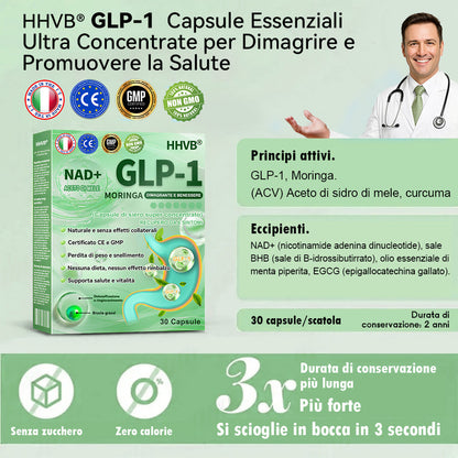 𝗛𝗛𝗩𝗕® 𝗚𝗟𝗣-𝟭 𝗣𝗲𝗿𝗹𝗲 𝗟𝗶𝗾𝘂𝗶𝗱𝗲 𝗮𝗹𝗹’𝗘𝘀𝘀𝗲𝗻𝘇𝗮 𝗨𝗹𝘁𝗿𝗮-𝗖𝗼𝗻𝗰𝗲𝗻𝘁𝗿𝗮𝘁𝗮 𝗽𝗲𝗿 𝗗𝗶𝗺𝗮𝗴𝗿𝗶𝗺𝗲𝗻𝘁𝗼 𝗲 𝗦𝗮𝗹𝘂𝘁𝗲